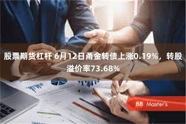 股票期货杠杆 6月12日甬金转债上涨0.19%，转股溢价率73.68%