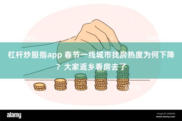杠杆炒股指app 春节一线城市找房热度为何下降？大家返乡看房去了